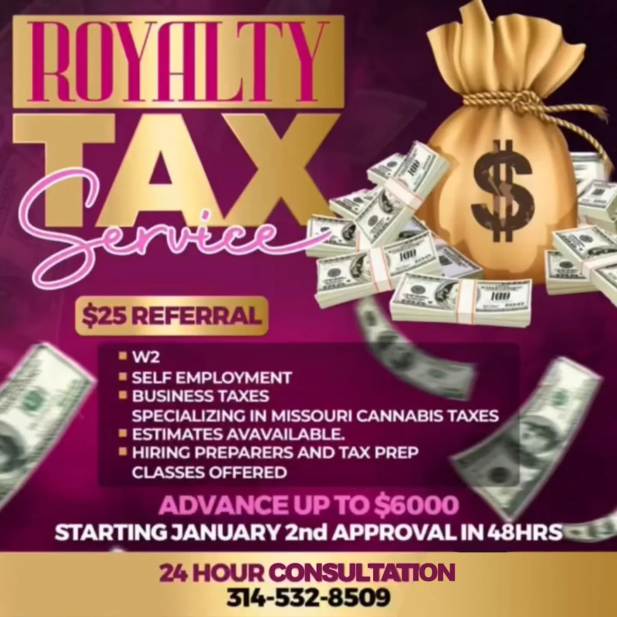 Royalty Tax Service