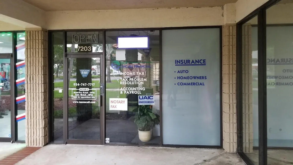 TAX ONCALL FINANCIAL LLC